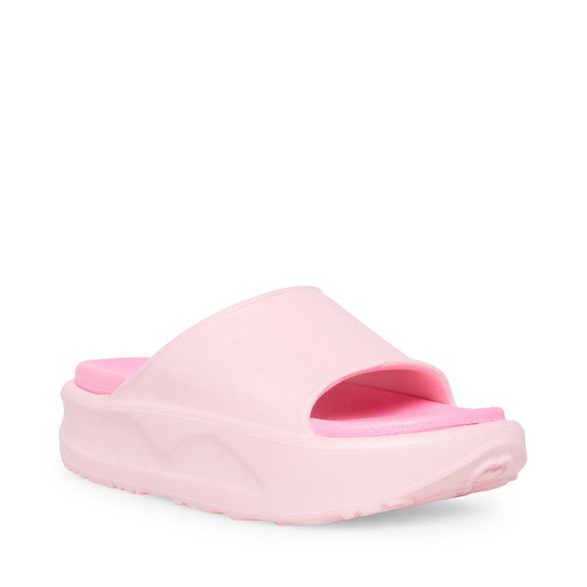 Sandalias de Diapositivas Steve Madden Jazzie Mujer Rosas | ES CL642E